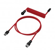 Провод для механической клавиатуры HyperX USB-C Coiled Cable Red-Black 6J677AA