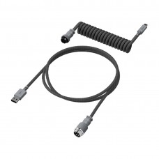 Провод для механической клавиатуры HyperX USB-C Coiled Cable Grey-Black 6J679AA