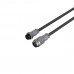 Провод для механической клавиатуры HyperX USB-C Coiled Cable Grey-Black 6J679AA